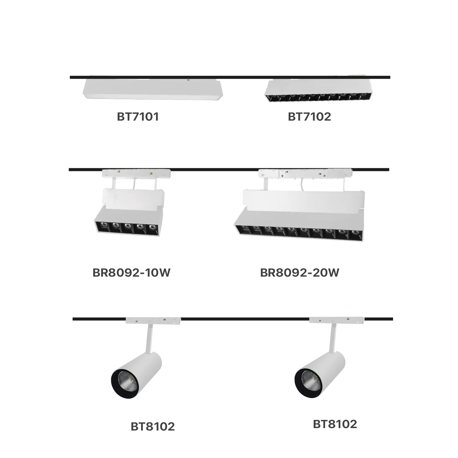 نجف ليد ممغنط 35 ملم أبيض (BT-Family)