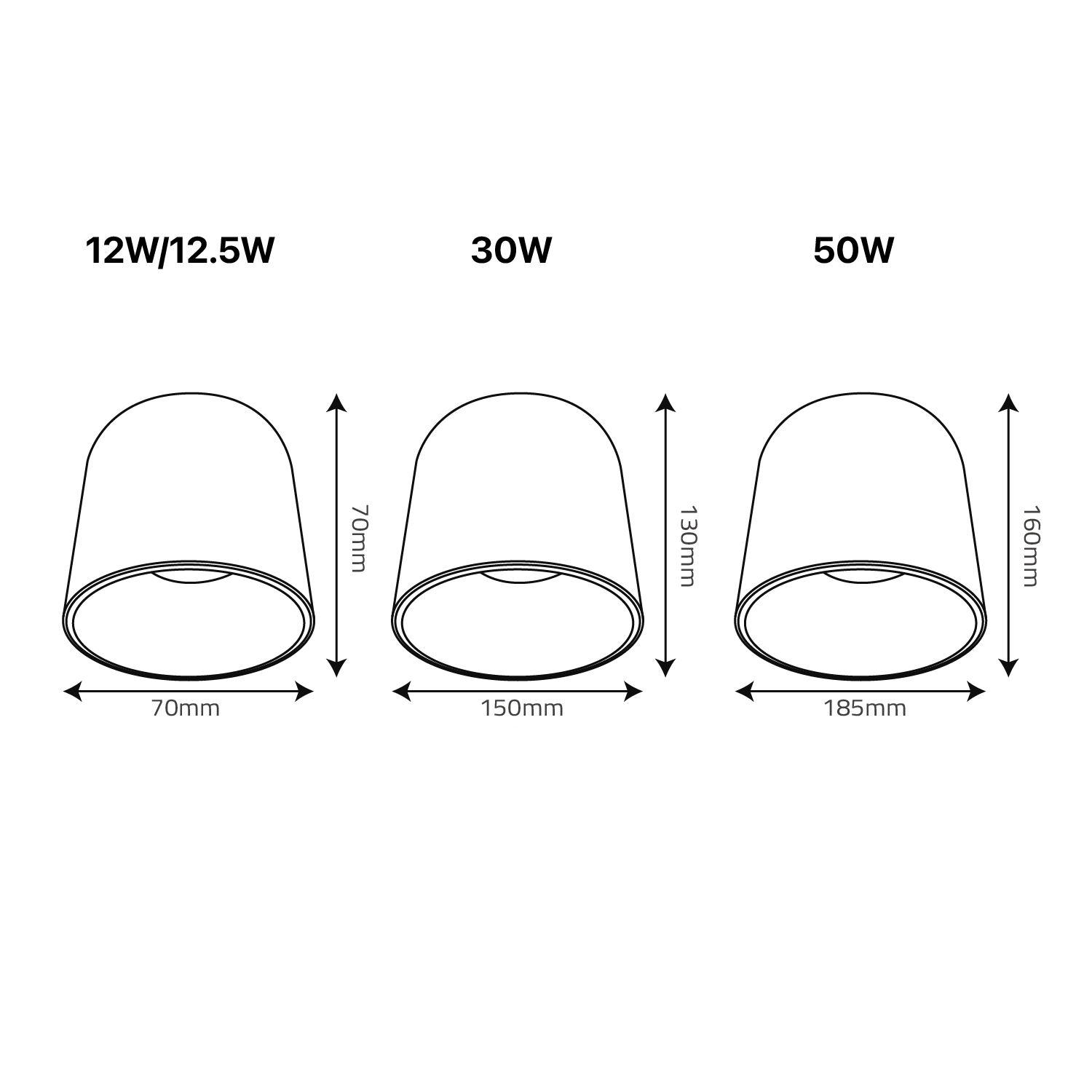 إضاءة لطش سقف ليد (BR2285) – تصميم عصري أنيق وشكل مميز - هيكل ألومنيوم