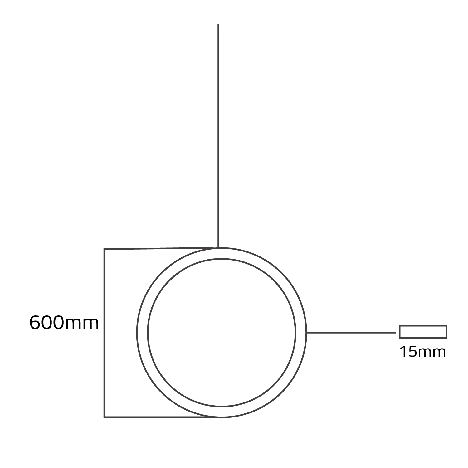إضاءة معلقة ليد (BR4887) – إنارة ديكورية بتصميم أنيق، وضوح ألوان عالٍ CRI >90، مع ناشر ضوئي شفاف – متوفرة باللون الأسود والذهبي