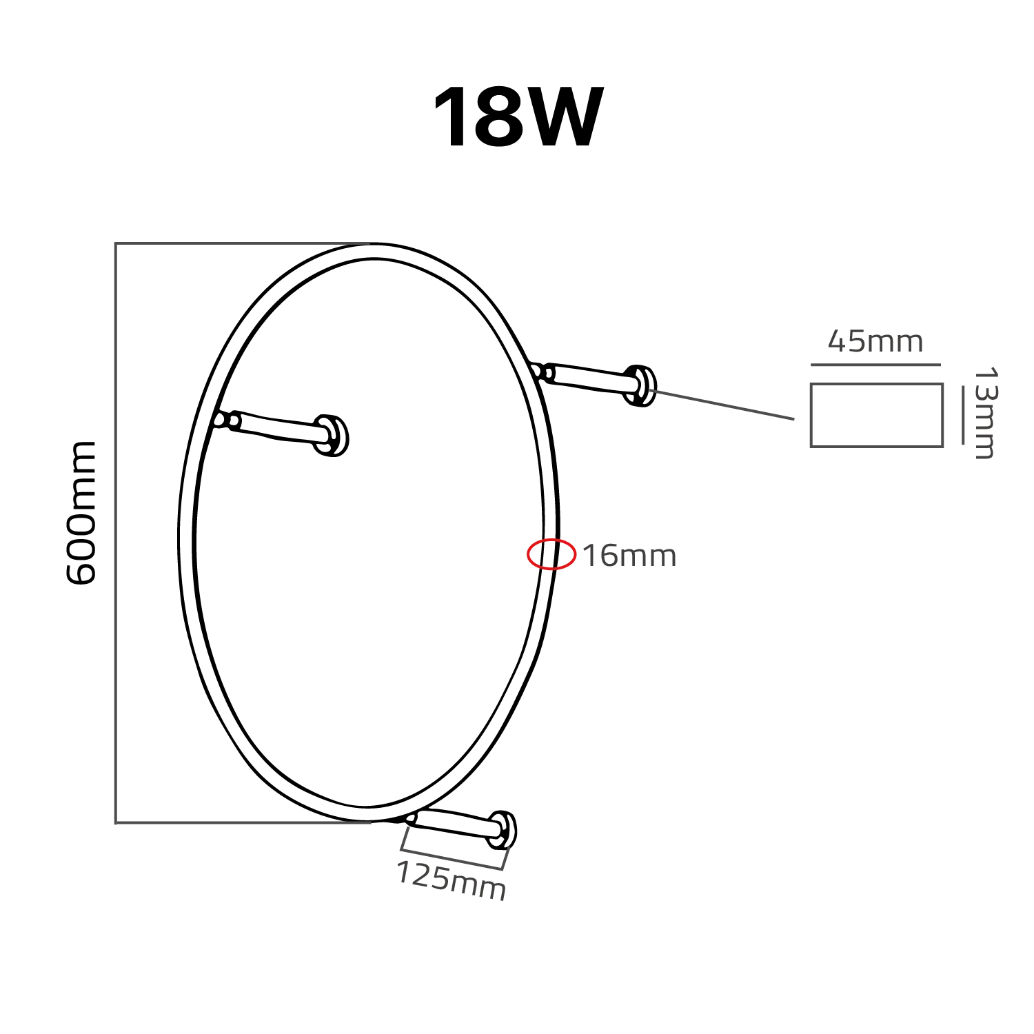 إنارة جدارية ديكورية خارجية (BR2349) – مقاومة للعوامل الجوية IP67 - بوضوح ألوان مرتفع CRI>92 - شرائح OSRAM