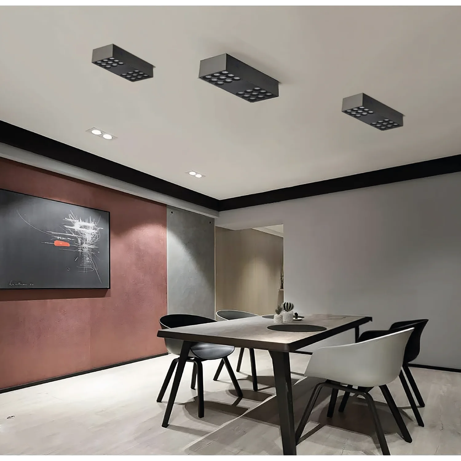 كشاف لطش ليد سقفي من الترا لايت (BR2318) | شريحة Bridgelux | إضاءة داخلية