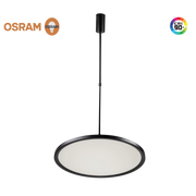 إضاءة معلقة ليد (BR6129) – تصميم حلقي عصري بلمسة فاخرة - شريحة Osram - ومع درجة وضوح ألوان عالي CRI>90 – متوفرة باللونين الأسود والذهبي