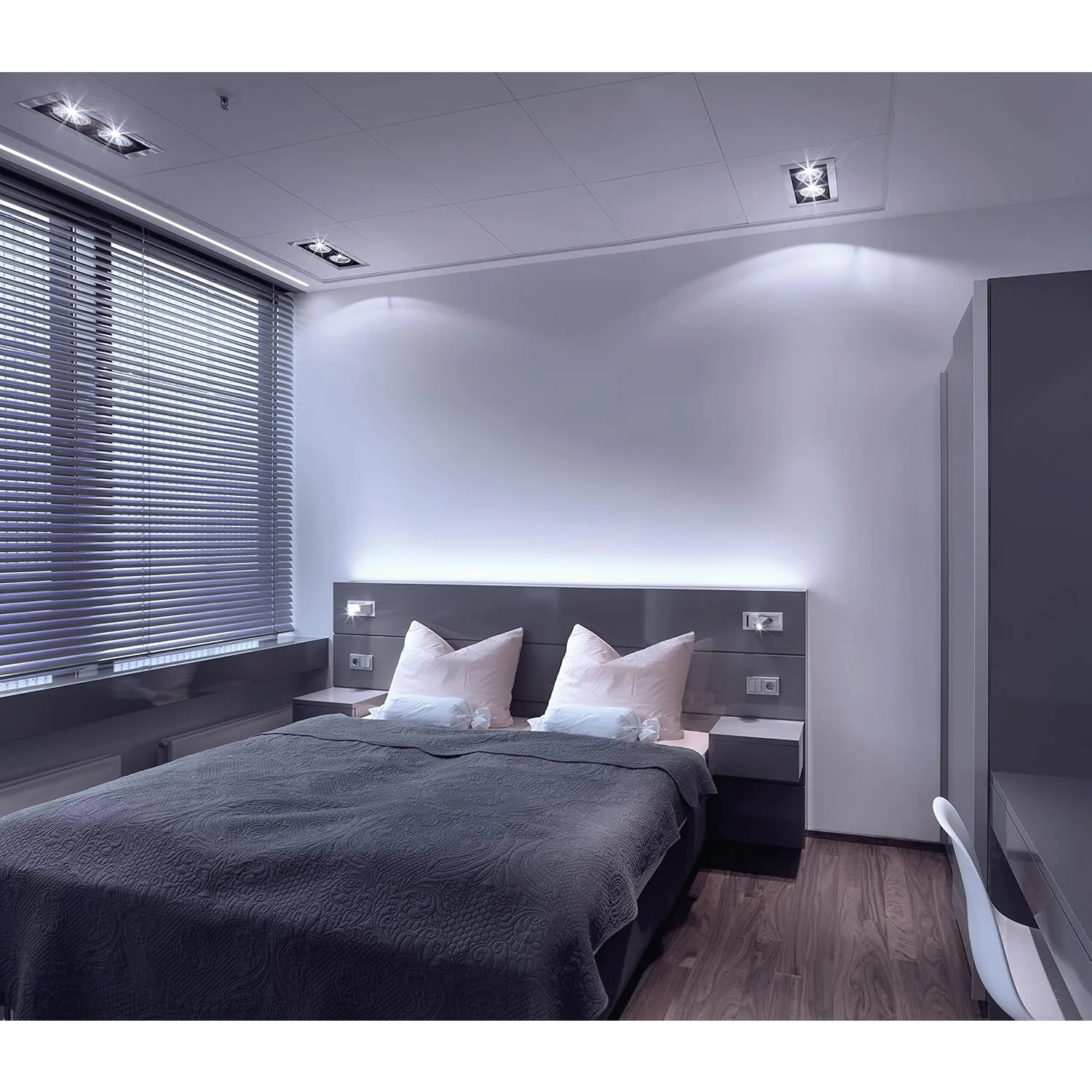 إطار إنارة سقفية مربع و حديث - قاعدة AR111 (TK-A573)