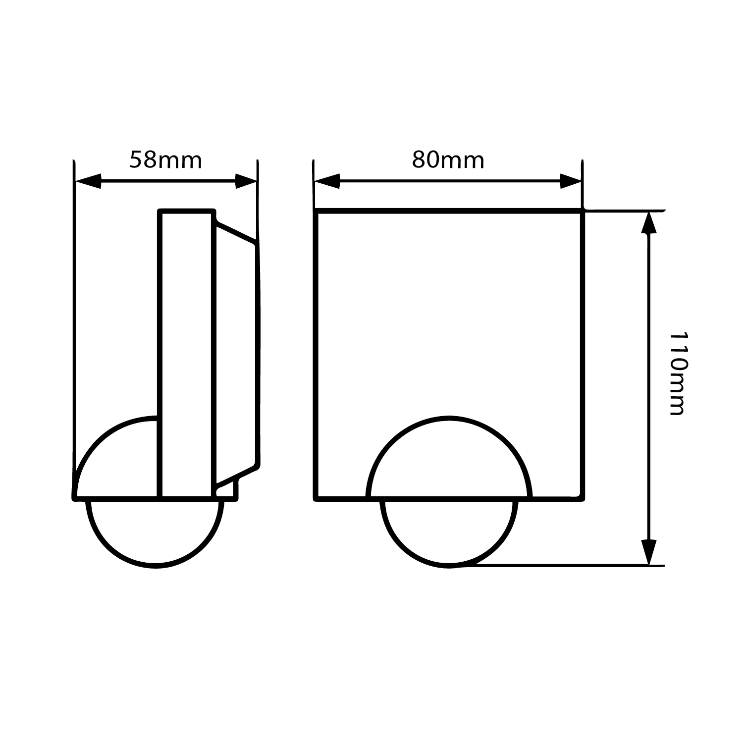 مستشعر الحركة بالأشعة تحت الحمراء - حساسية بزاوية 360° - ضمان خمس سنوات IP54 (ST16C)