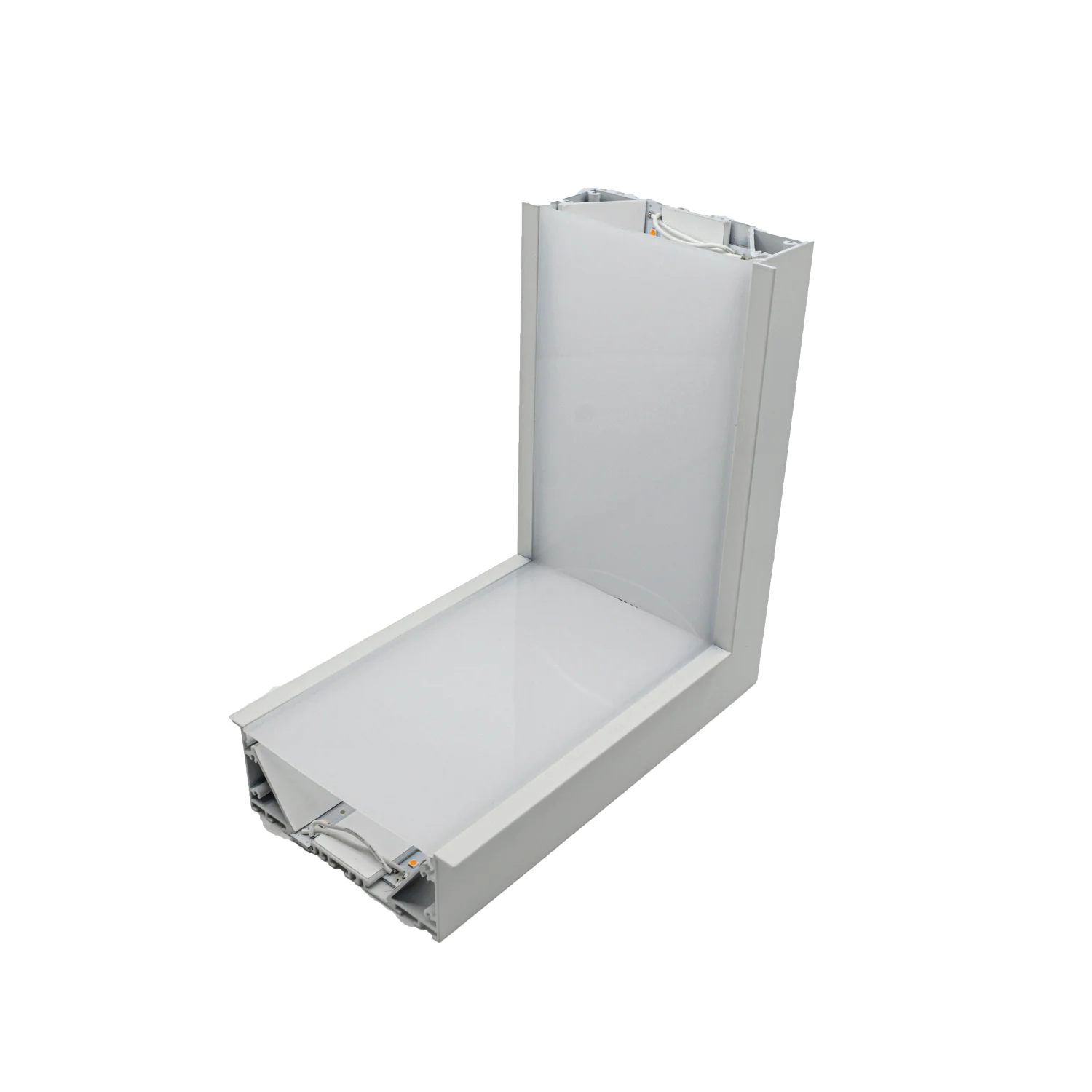 الترا لايت إنارة خطية داخل الجدار لون ابيض قابلة للتوصيل (BR6075B)