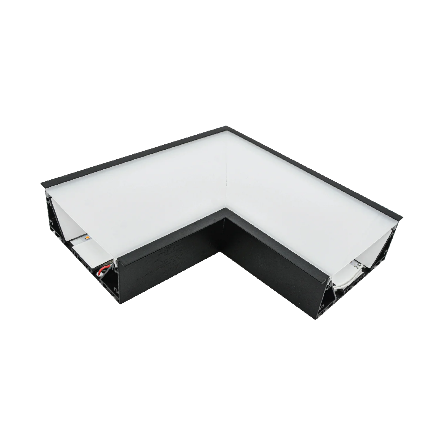 الترا لايت إنارة خطية داخل الجدار لون اسود قابلة للتوصيل (BR6075B)