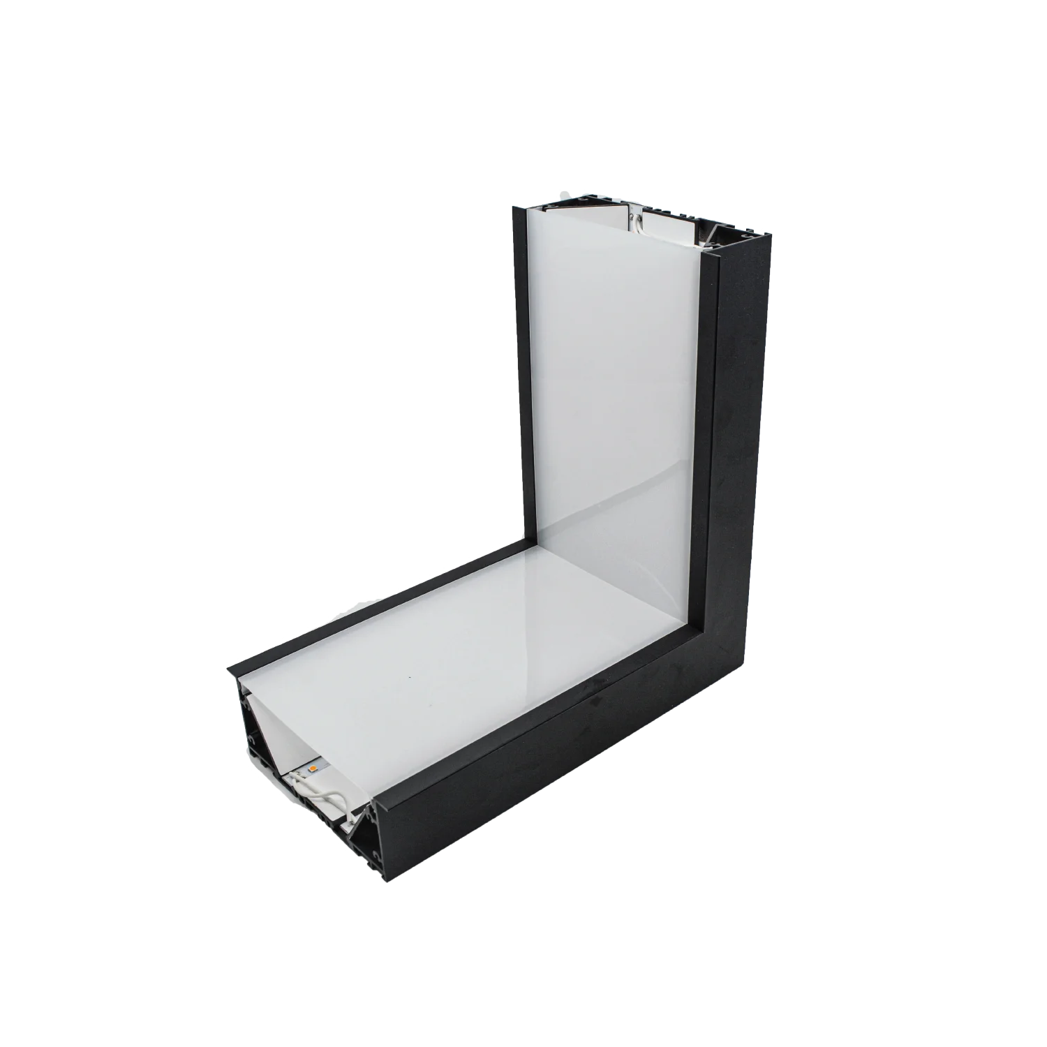 الترا لايت إنارة خطية داخل الجدار لون اسود قابلة للتوصيل (BR6075B)