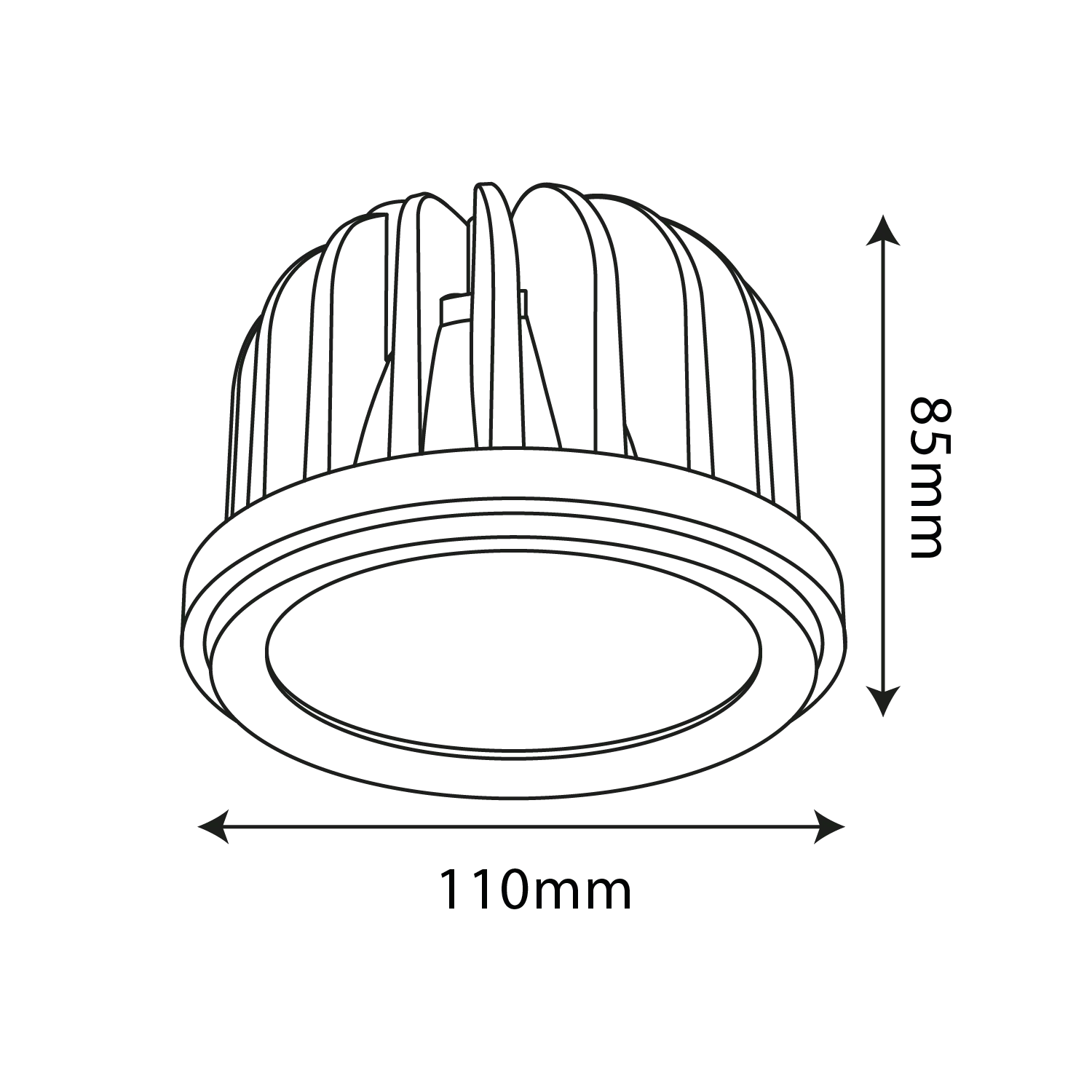 مصباح ليد AR111 الترالايت ذو إضاءة عالية SMD (UTL-AR111)