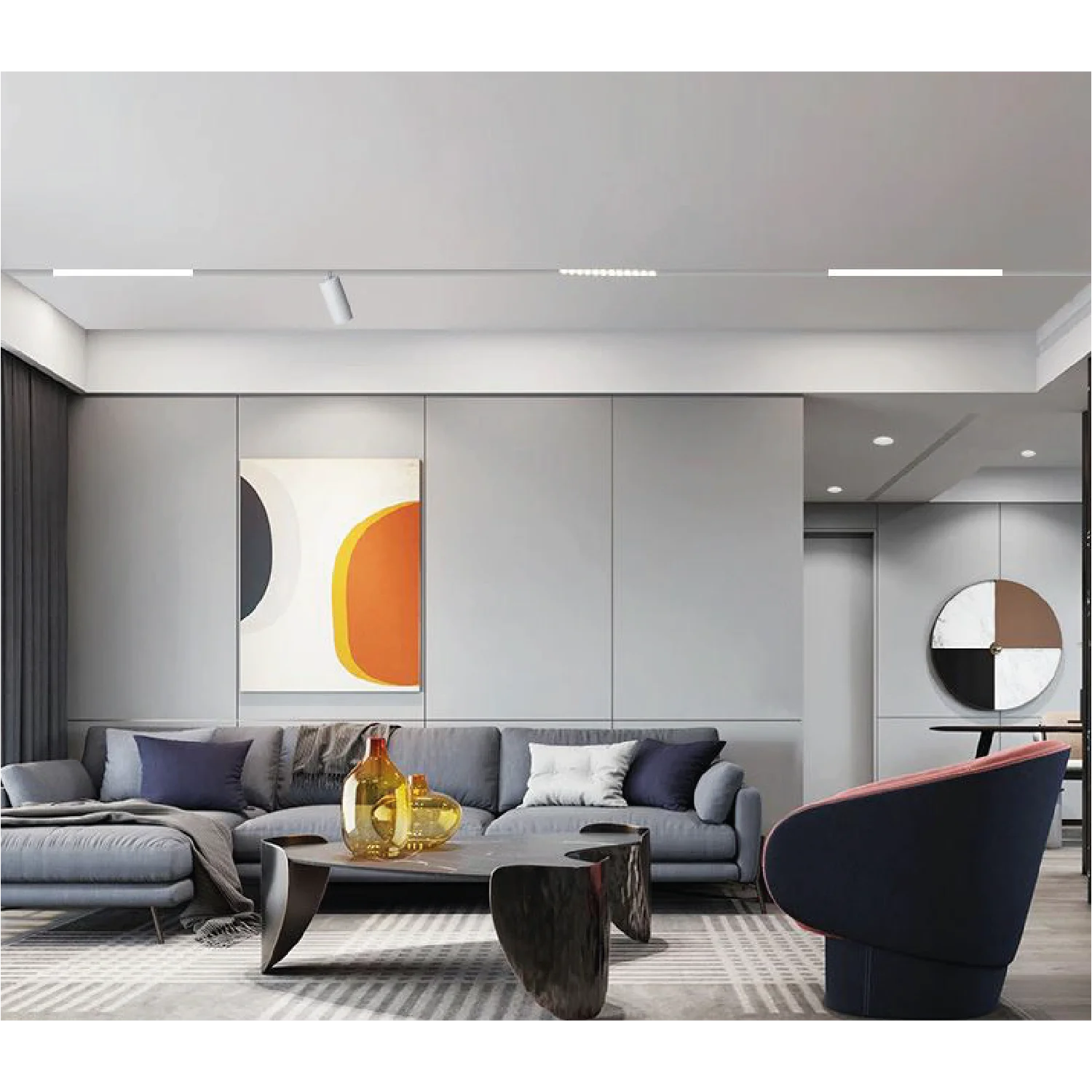 نجف ليد ممغنط 35 ملم أبيض (BT-Family)