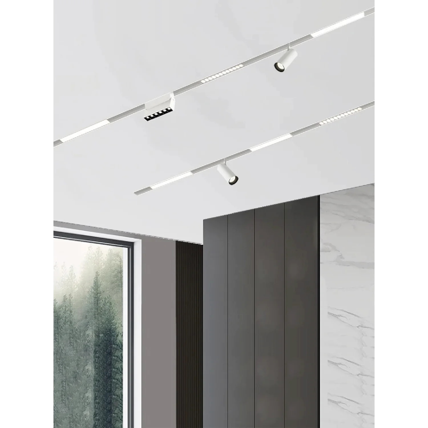 نجف ليد ممغنط 35 ملم أبيض (BT-Family)