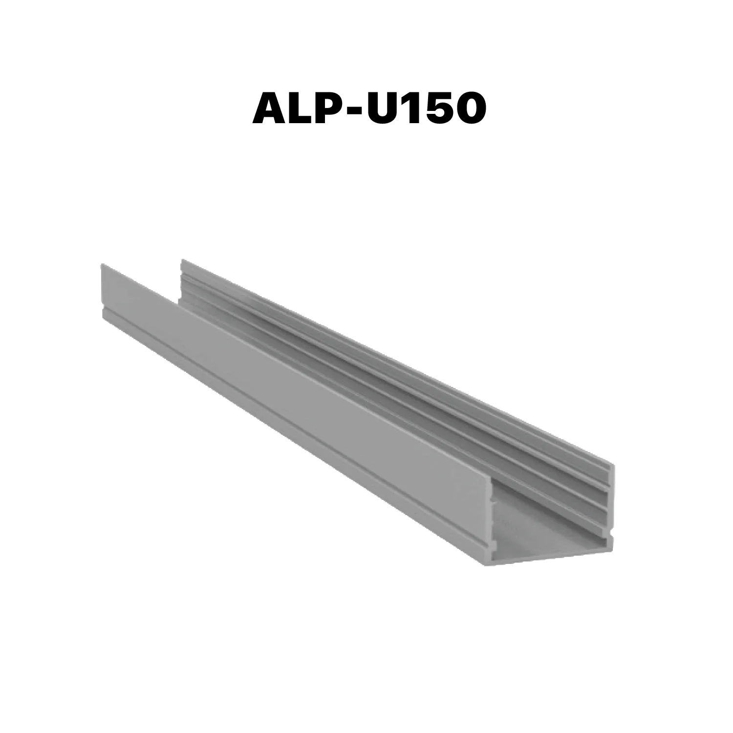 بروفايل ألومنيوم بدون غطاء (ALP-U150)