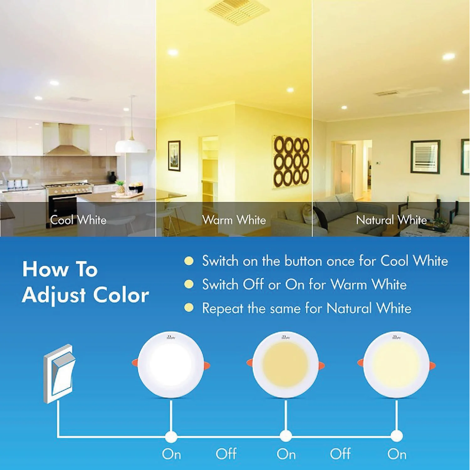 سبوت ليد ثلاث الوان (UTL-DS 3Color)