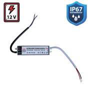محول طاقة الترالايت مقاوم للماء 12 فولت 15 واط IP67