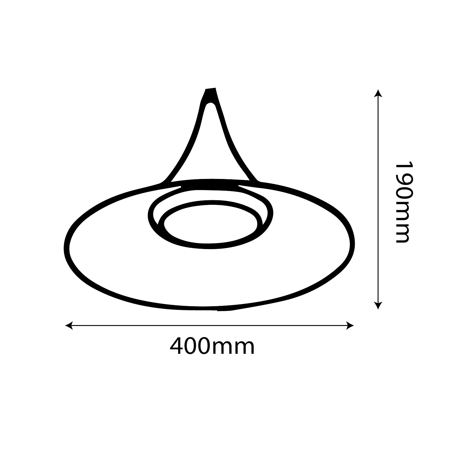 مصباح ليد معلق من الترالايت – تصميم أنيق بـ 3 ألوان إضاءة قابلة للتغيير (BR4865)