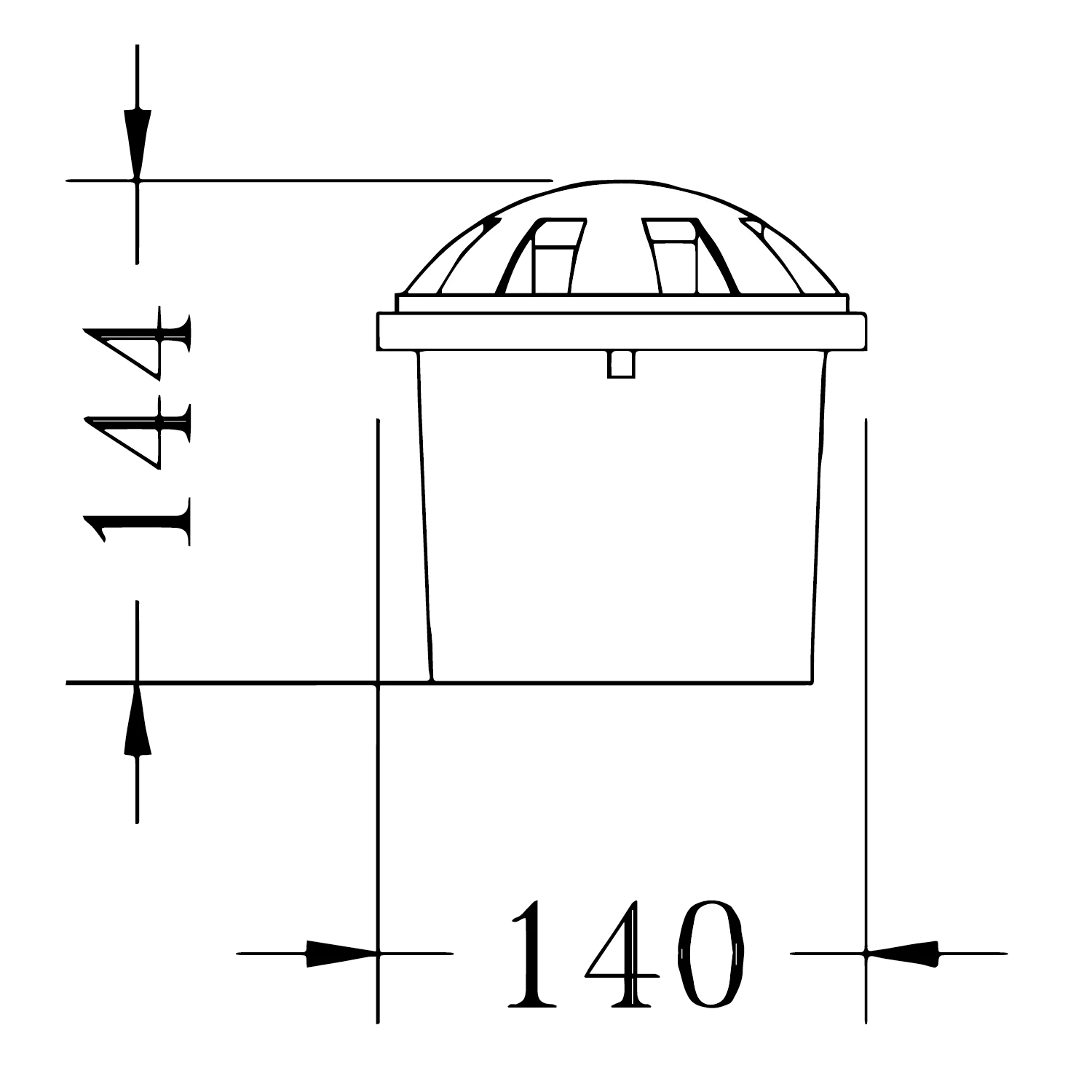 إضاءة أرضية ليد مدمجة مقاومة للماء من الترالايت (AL4383) | إنارة خارجية للحدائق والممرات