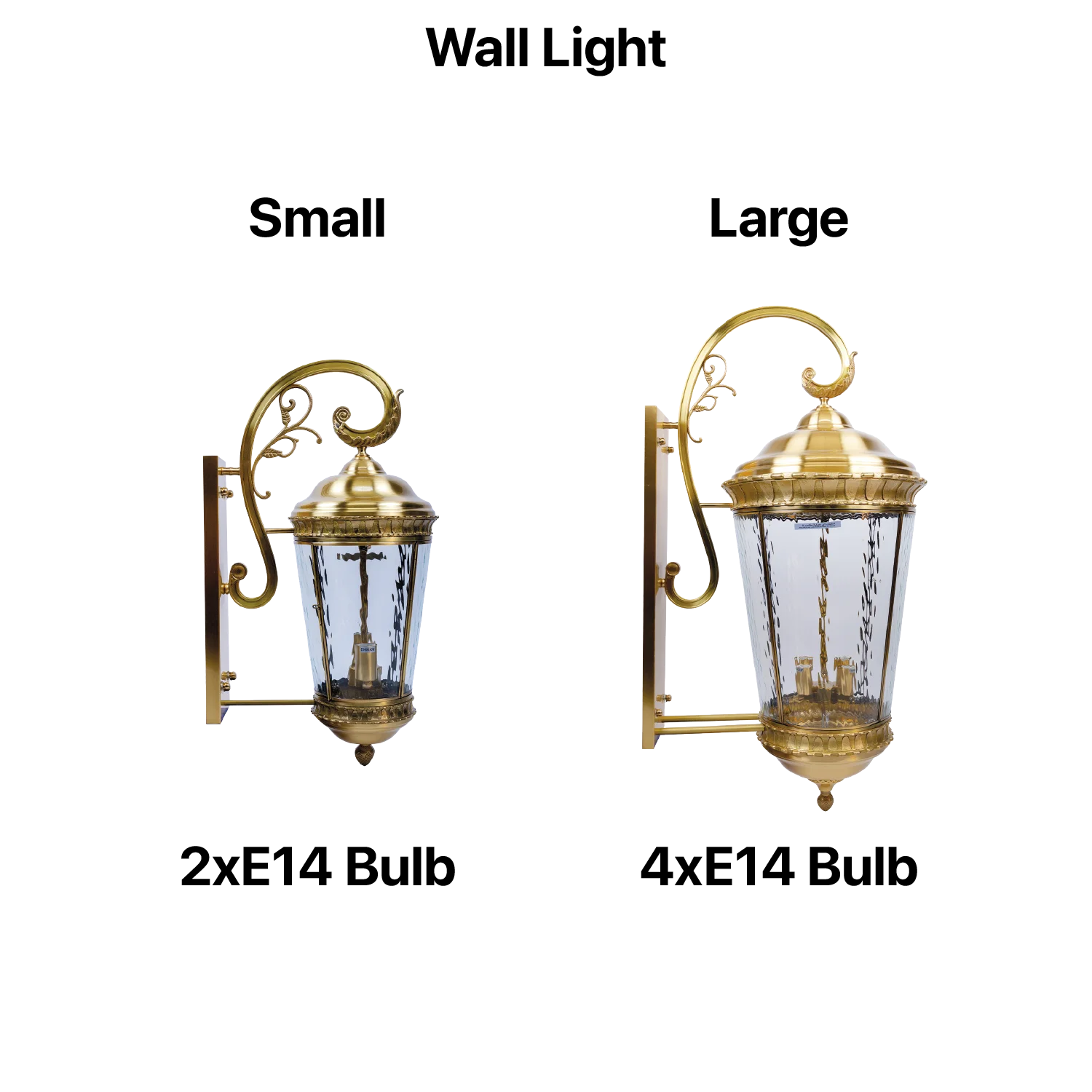 إنارة خارجية نحاسية من الترا لايت | إضاءة نحاسية خارجية IP44 فاخرة (3211 Family)