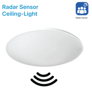 كشاف سقفي بمستشعر رادار حساس حركة 18W للداخل والخارج – مقاوم للعوامل الجوية (GD-BL6)