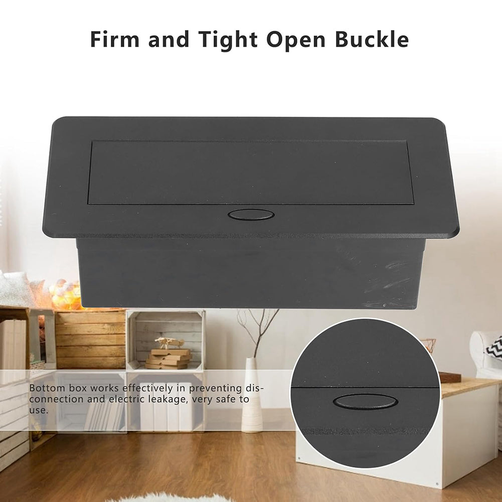 Recessed floor socket

