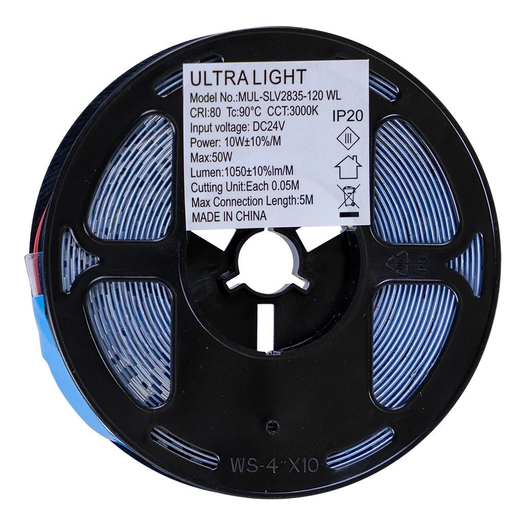 Adhesive LED Strip with a Power Rating of 10W (2835-120P-24V)