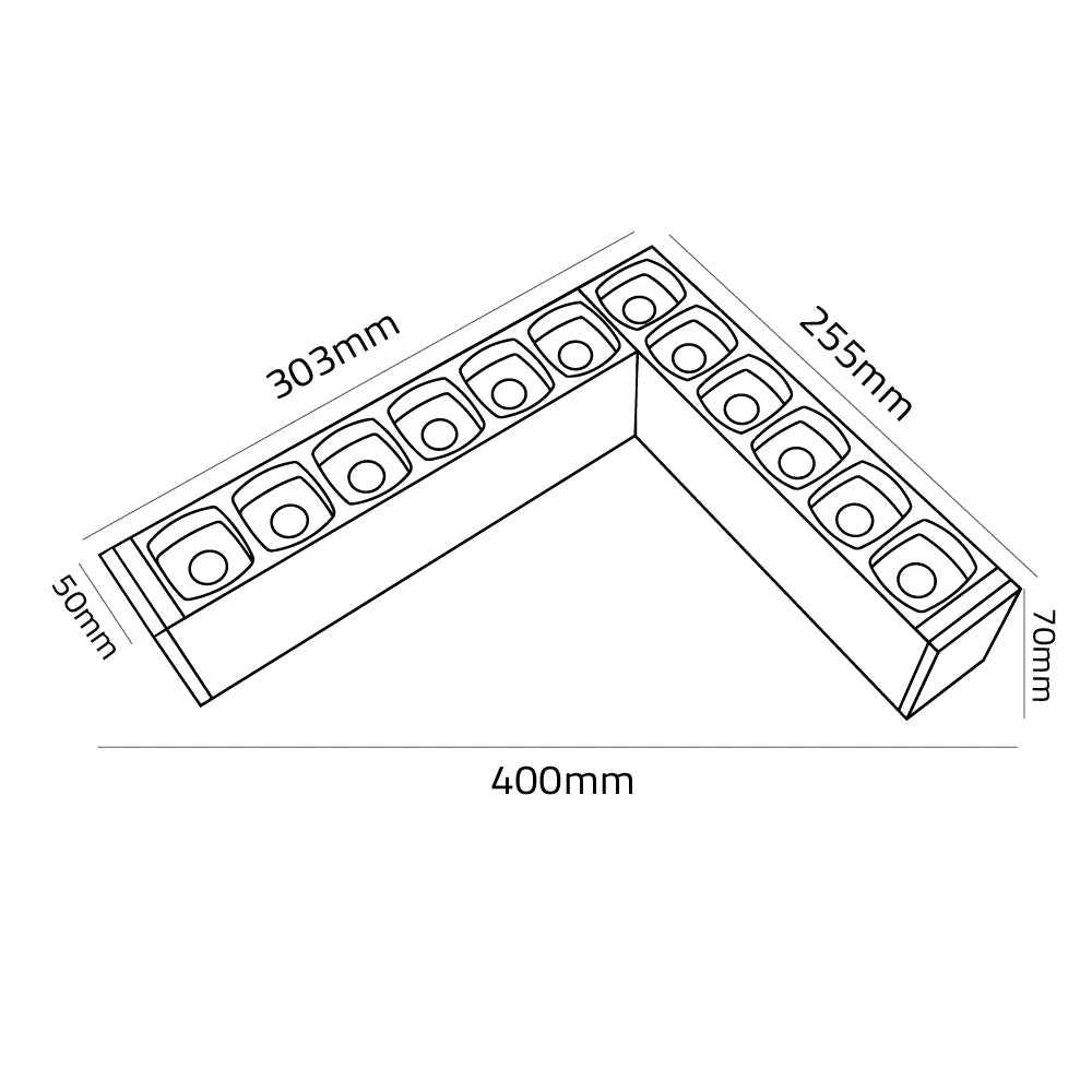 Connectable Linear LED Light with Anti-Glare (BR5224G)