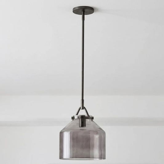 Decorative Smoke Metal Pendant Light 27 Cm (TY-9228-BK)
