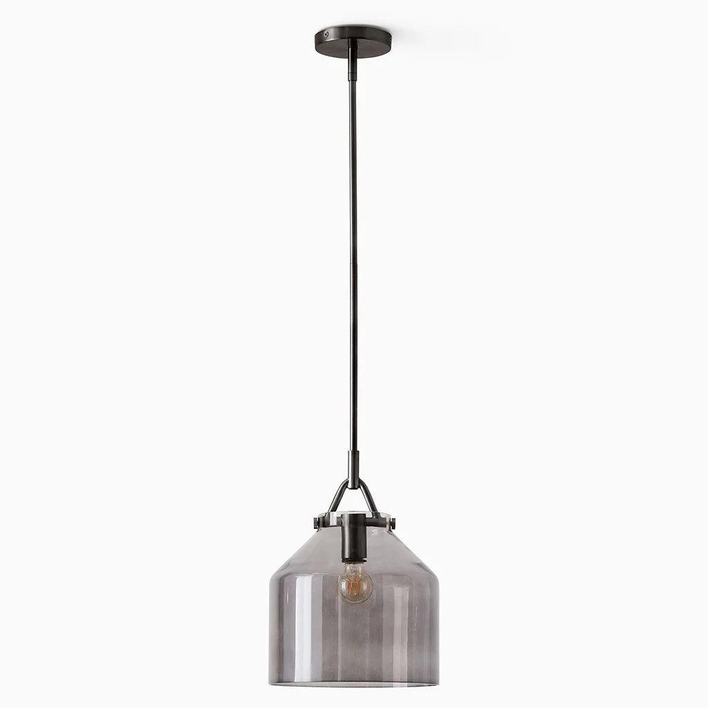 Decorative Smoke Metal Pendant Light 27 Cm (TY-9228-BK)