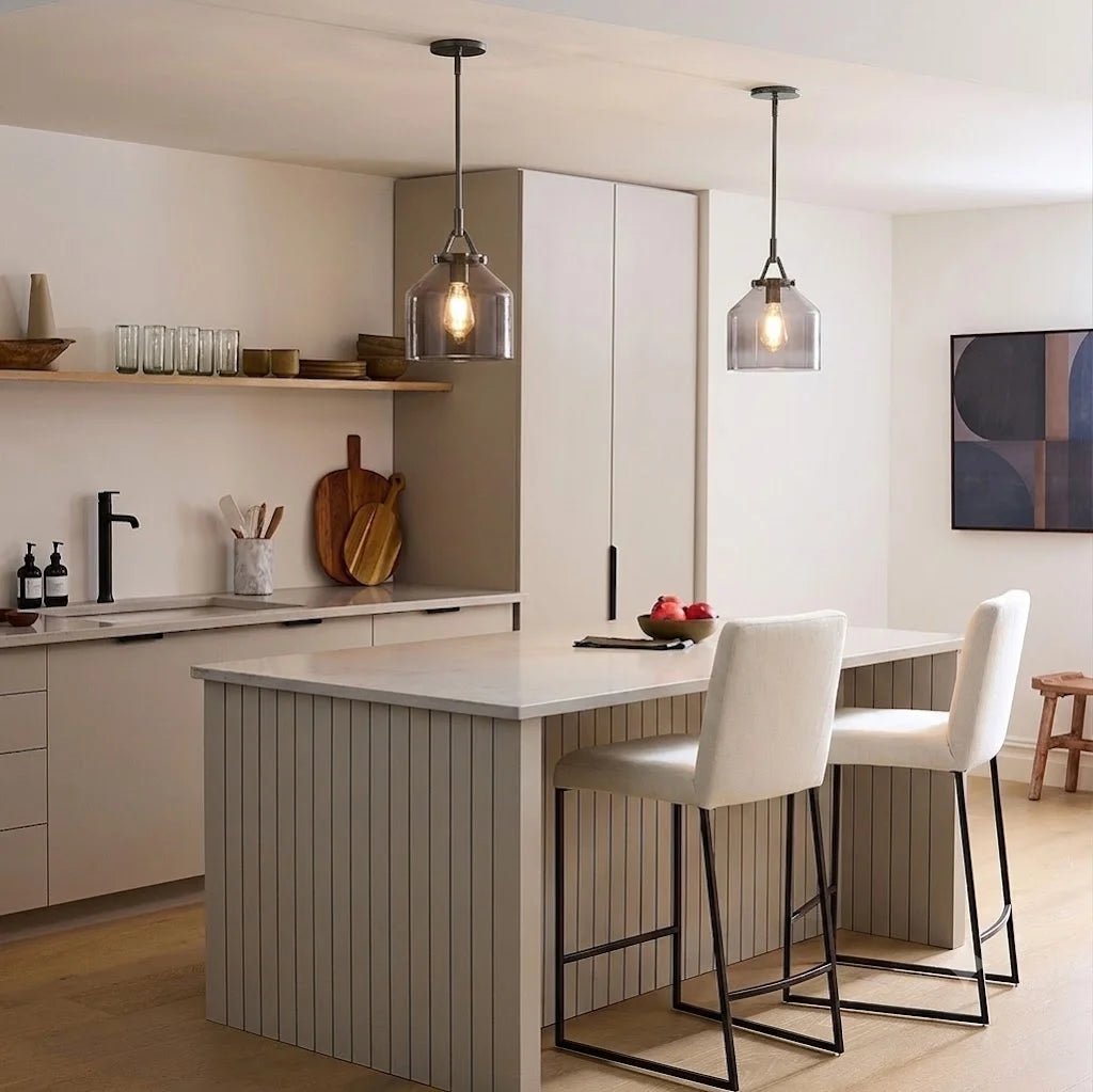 Decorative Smoke Metal Pendant Light 27 Cm (TY-9228-BK)