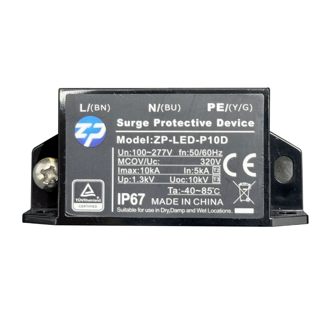 كشاف إنارة شارع ليد قابل للتخفيت 200W / 300W – شريحة Cree ودرايفر Philips مقاوم للماء IP66 (WL-ST201906)