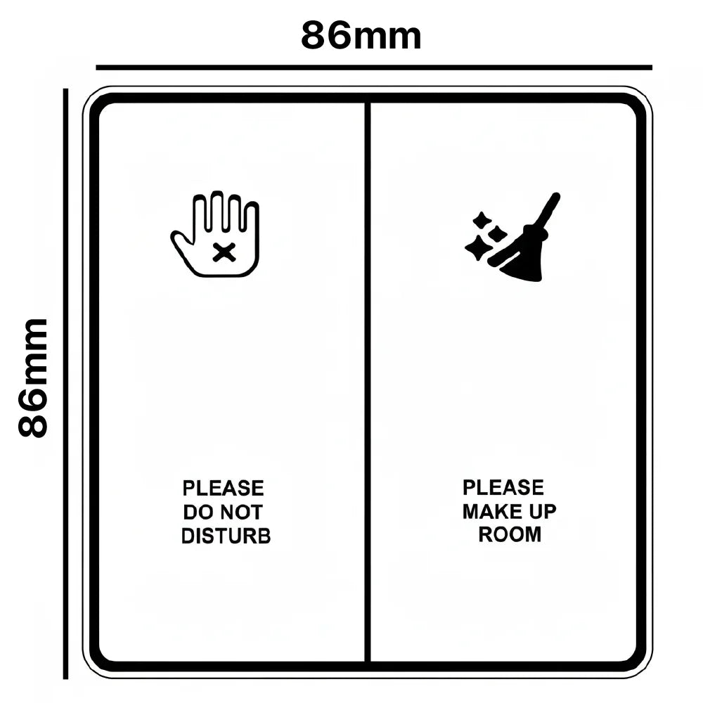 الترا لايت مفتاح ديون عدم الازعاج للفنادق (B12-068)
