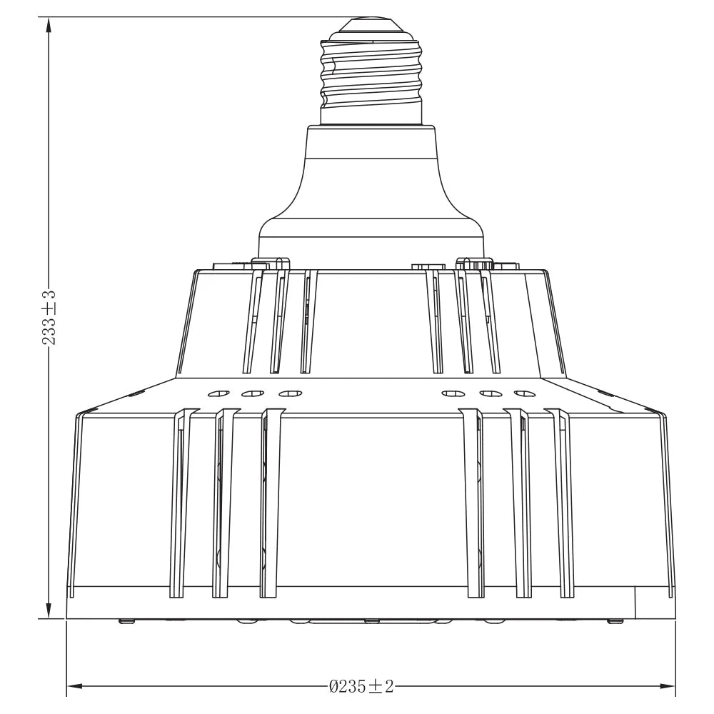 External E40 Holder for UTL-HLLB (HOLDER E40)