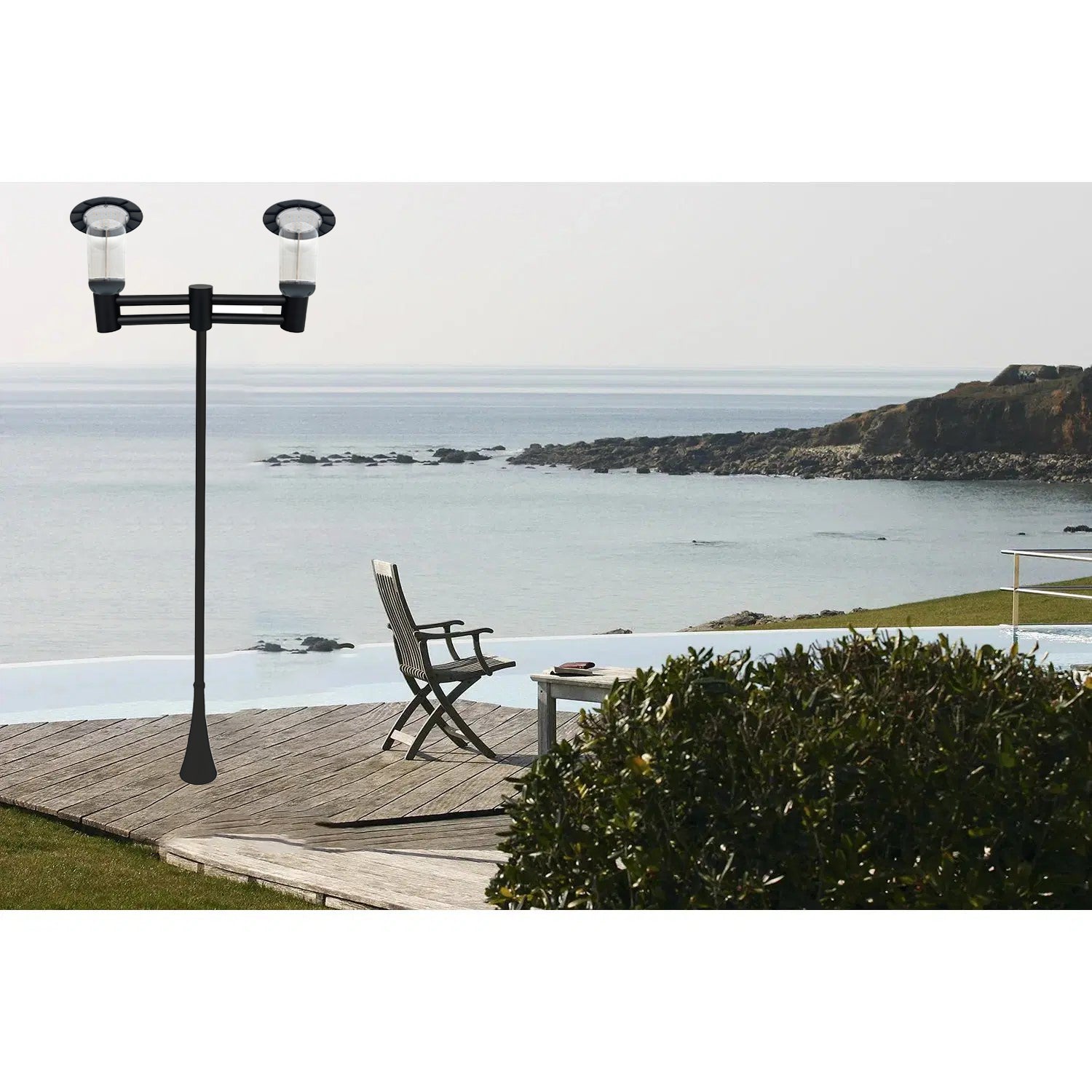 Exterior lighting post


