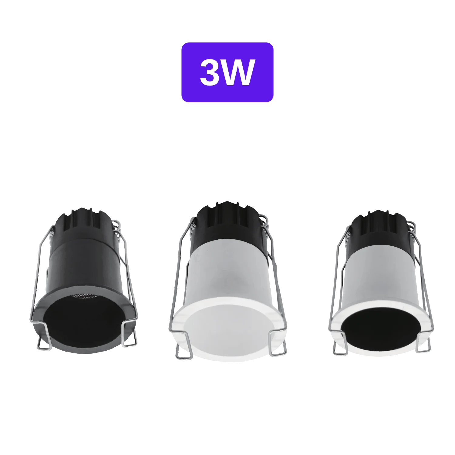 الترالايت داونلايت عميق مضاد للوهج - شريحة COB - مؤشر ألوان 95 (BR4103)