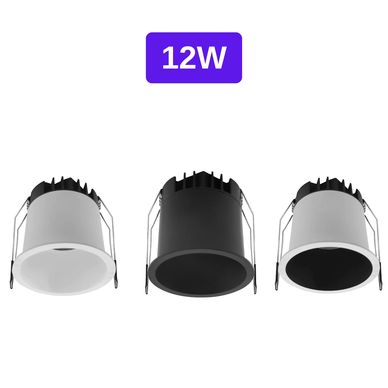 الترالايت داونلايت عميق مضاد للوهج - شريحة COB - مؤشر ألوان 95 (BR4103)
