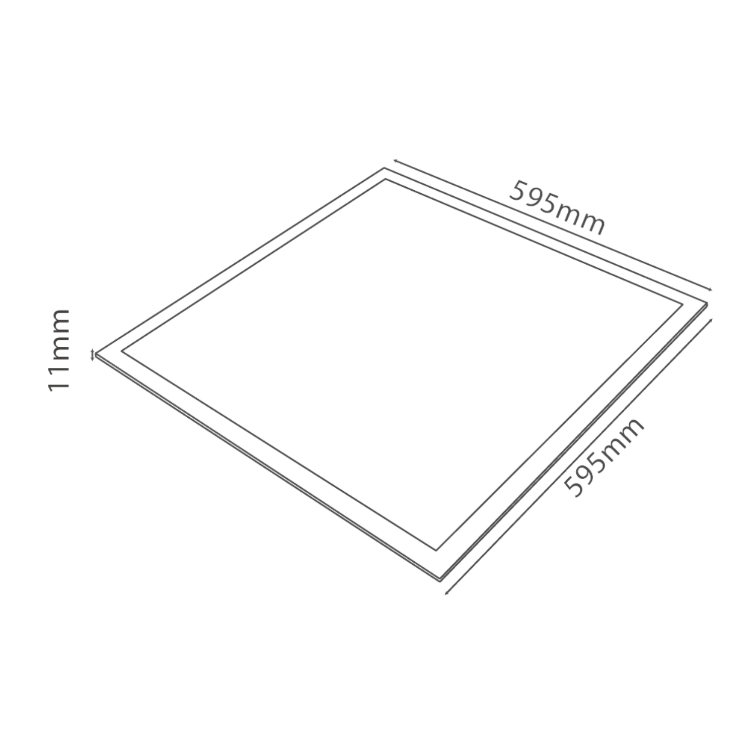 60X60 الترا لايت إنارة بانل 42 واط - إضاءة سقفية عصرية (WL-PL59542)
