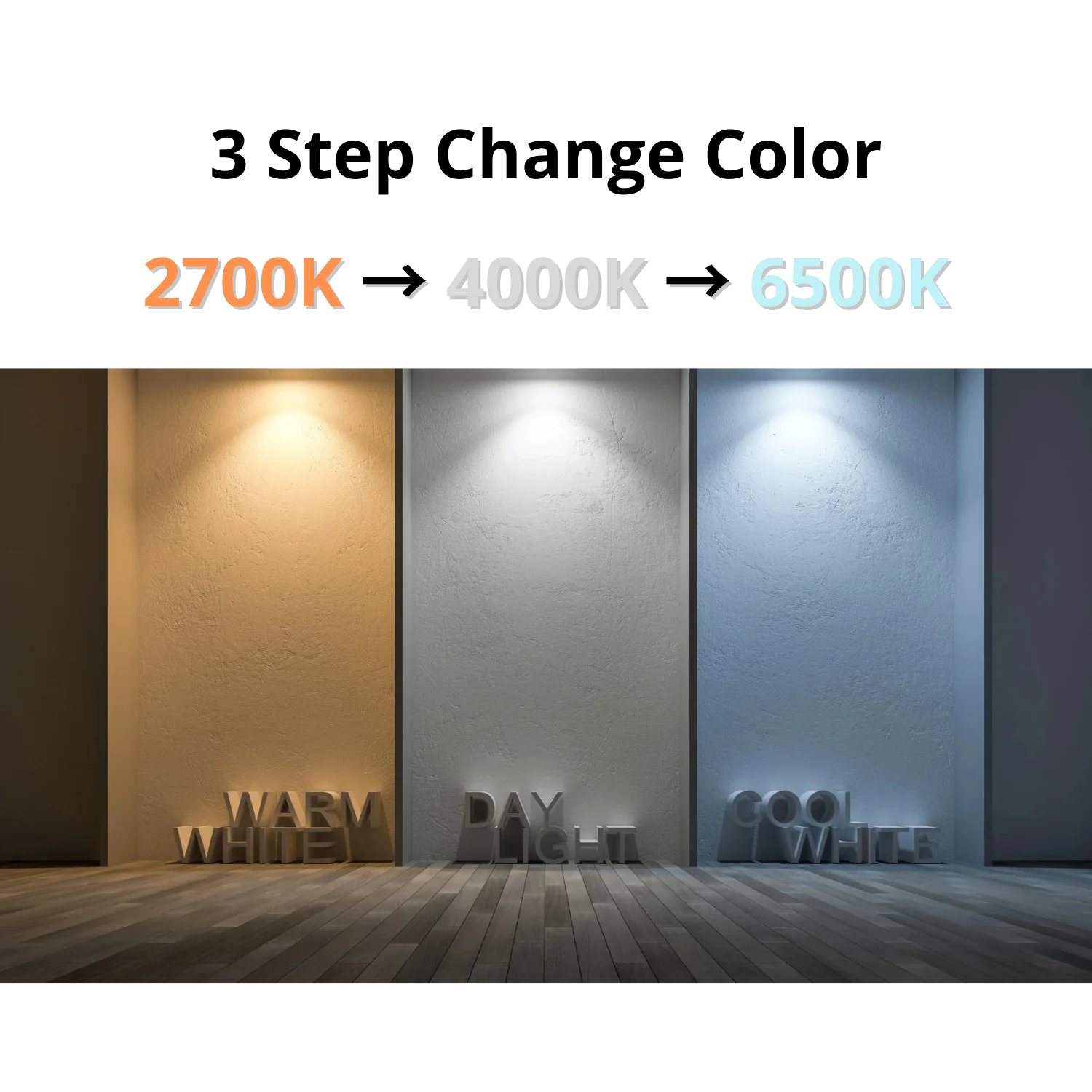 لمبة ليد 5 واط الترالايت - تدعم 3 ألوان متغيرة GU10 (UTL-GU10)