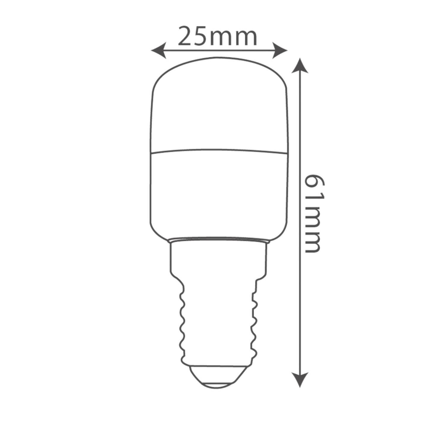 لمبة ليد صغيرة من الترالايت 2W E14 (ST26)