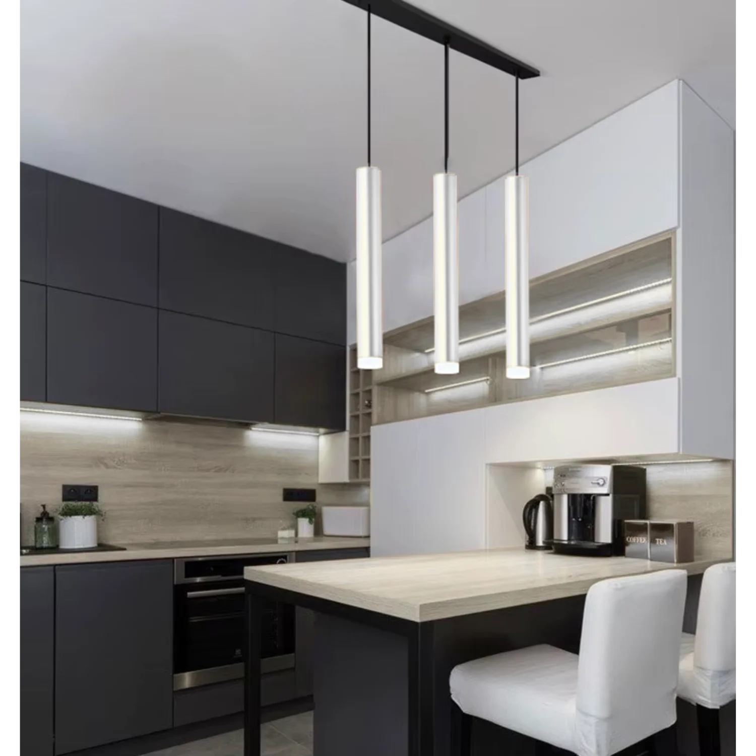 إنارة معلقة عصرية بقاعدة GU10 للإضاءة الداخلية من الترالايت (ZH-H3033)