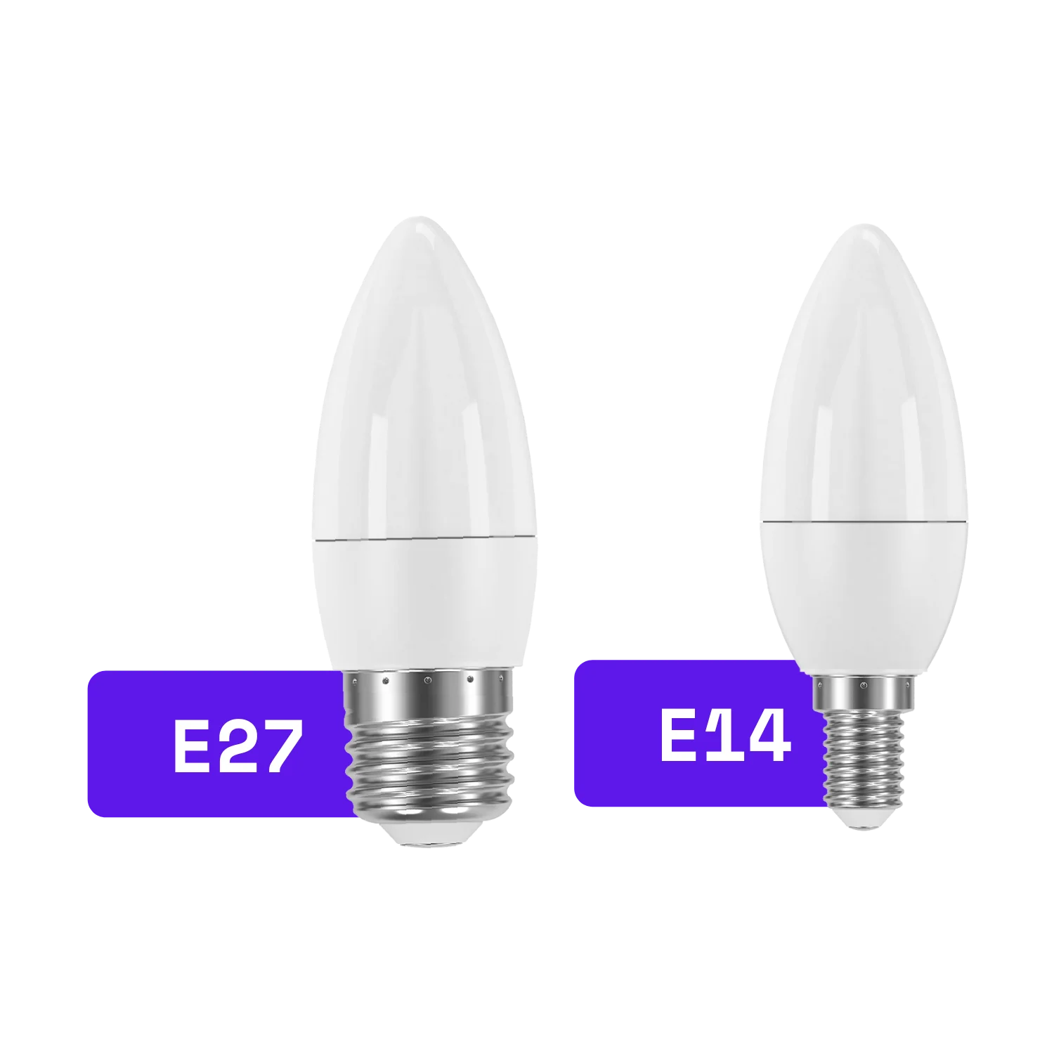 لمبة ليد شمعة ثلجية الترالايت 5.2 واط - إضاءة فورية وموفرة للطاقة (UTL-C37ST)