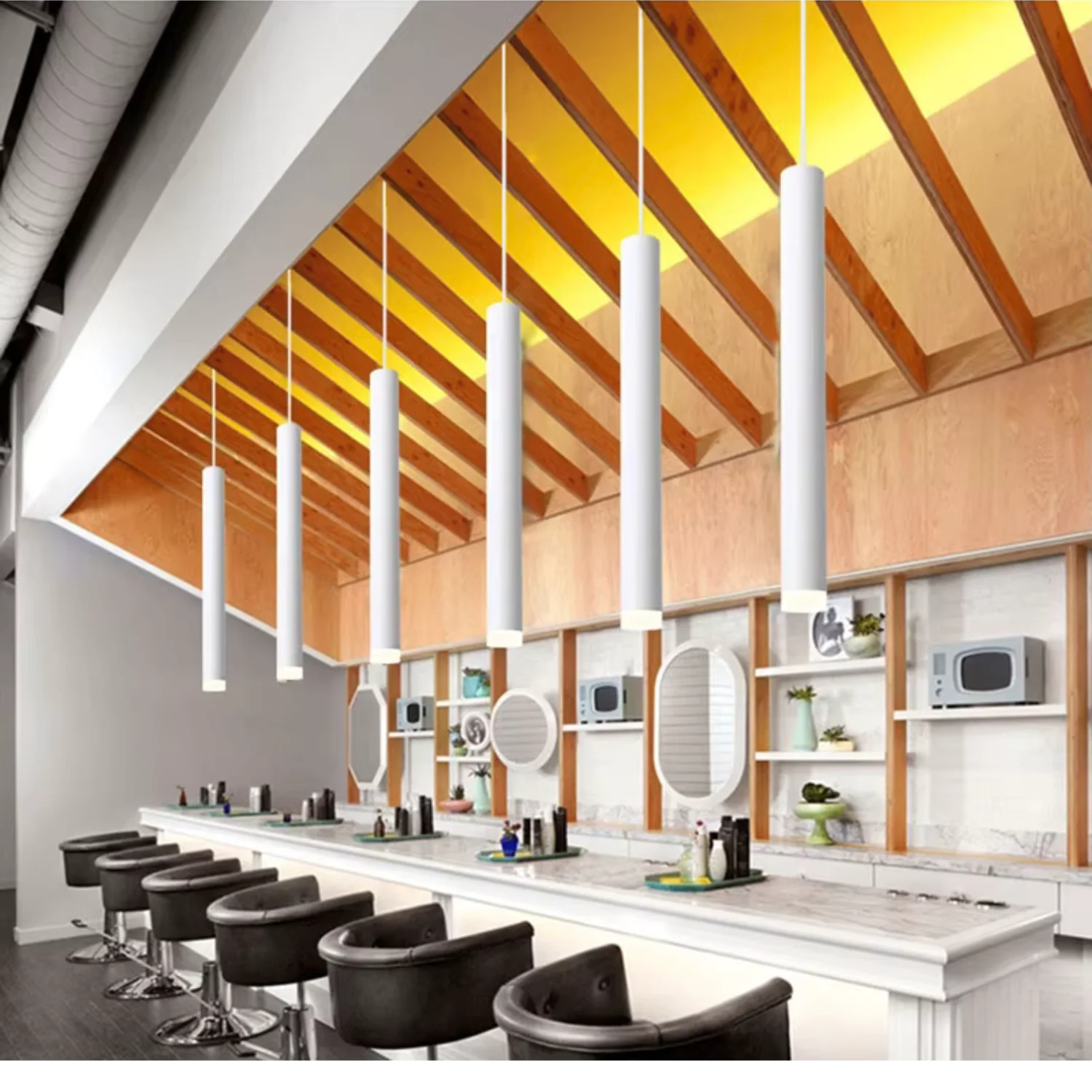 إنارة معلقة عصرية بقاعدة GU10 للإضاءة الداخلية من الترالايت (ZH-H3033)