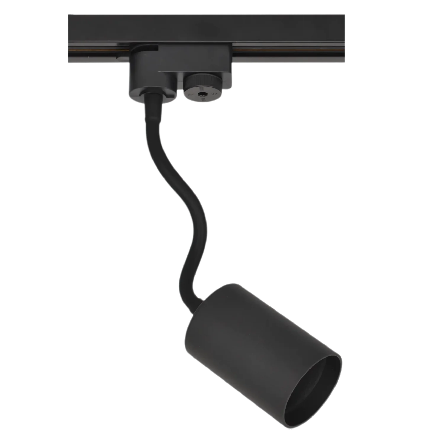 كشاف تراك لايت قاعدة GU10 – بذراع متحرك و لون أسود للاستخدام الداخلي (RB06-26GU-S)