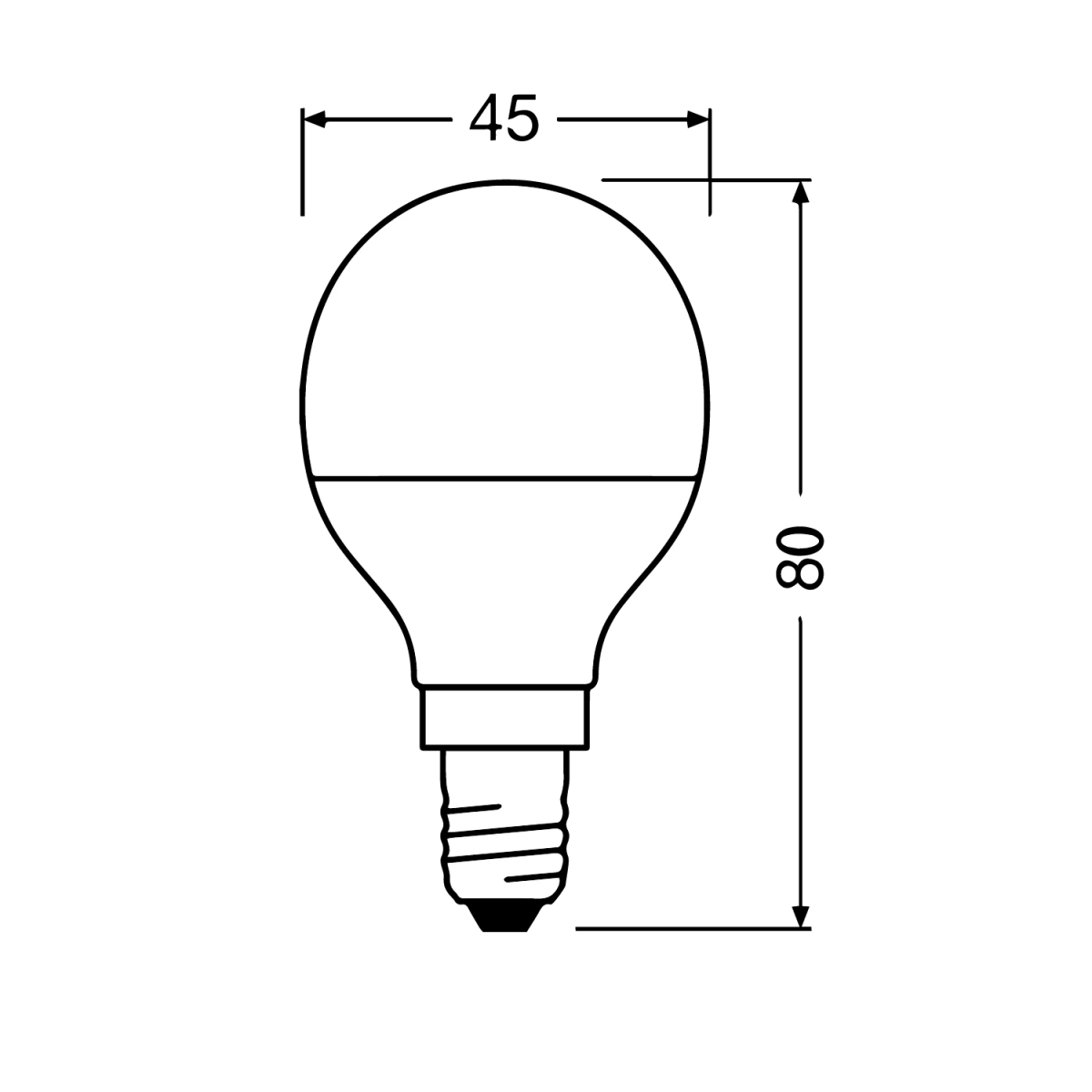 LED Bulb Light 5.5W E14 (SQ-005)