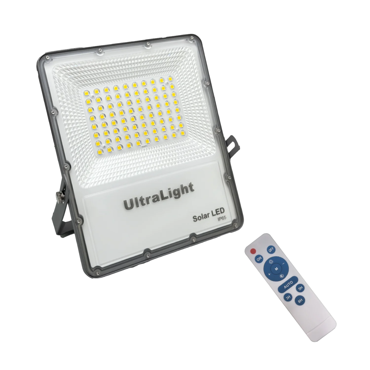 LED Flood Light with Solar (SFL-30W) - 30W Solar-Powered Floodlight with 60000mAh Battery - IP65 Waterproof - Ultralight