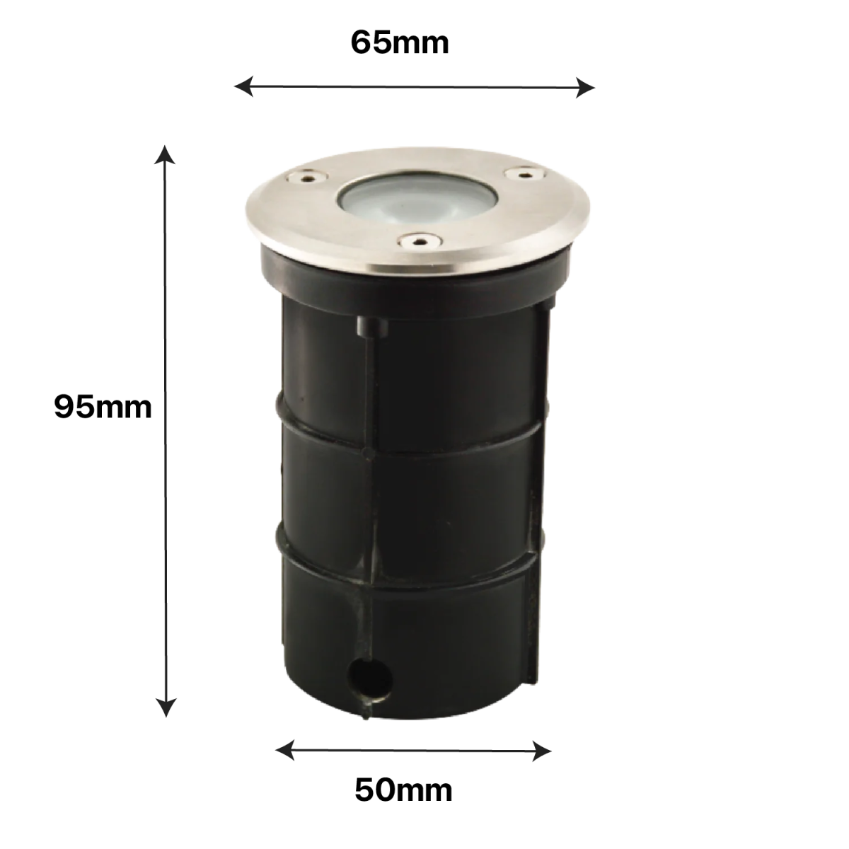 LED In-ground Light 1W (JI001A) – IP67 Stainless Steel For Walkways & Garden