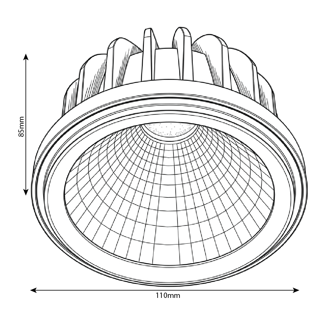 LED Light Bulb 30W - High CRI+95 (UTL-AR111COB30)