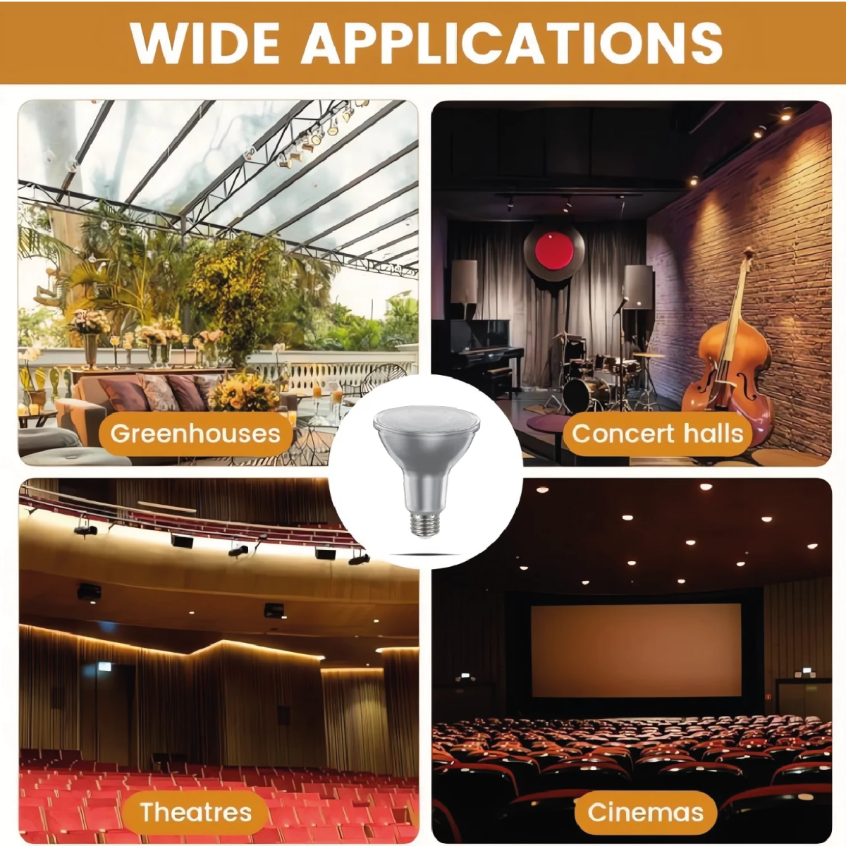 LED Light Bulb PAR30 – Dimmable Bulb for Indoor Spaces (UTL-PR1000ST-W2D)