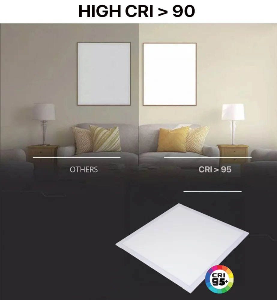 LED Panel Light 60x60 40W – IP65 Waterproof with CRI95 (UTL-PL595IP65-4040)