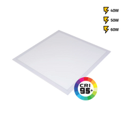 لوحة إنارة بانل ليد (SD600 (VS)) – بقدرة قابلة للتغيير 40W/50W/60W، بوضوح ألوان مرتفع CRI>95 - هيكل ألمنيوم مع ناشر ضوء أوبال - وضمان 3 سنوات