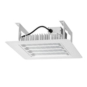 Ceiling-mounted recessed light fixture on a white background