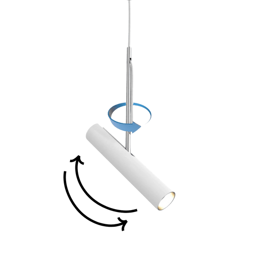 LED Pendant Light 4W (1096D01) – White Modern Indoor Lighting - 6500K Daylight