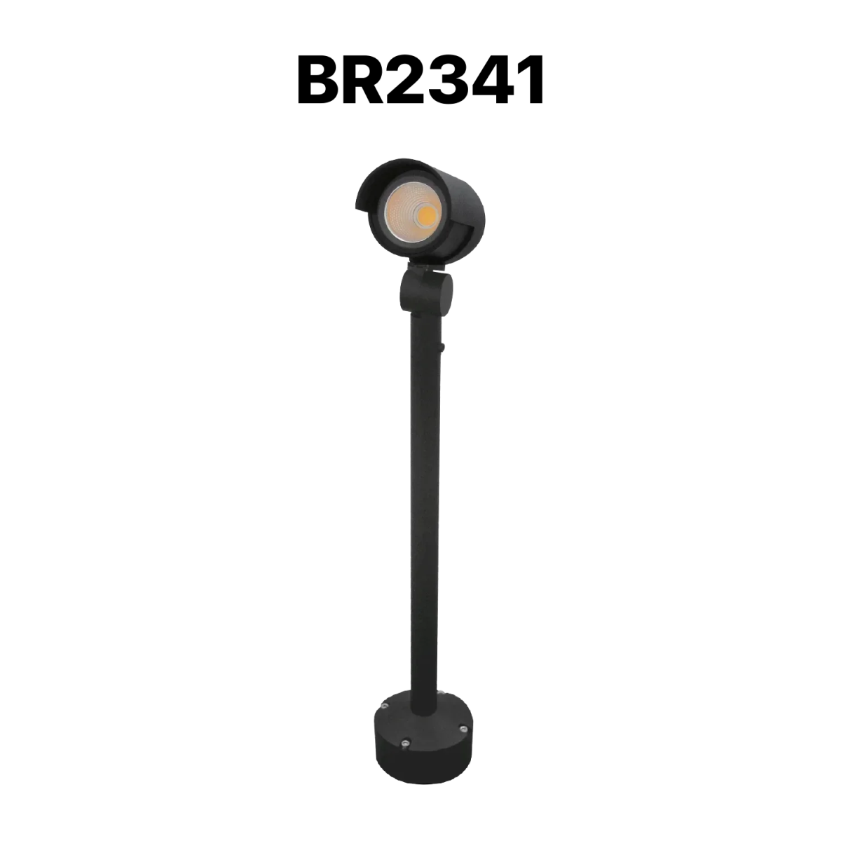 Black outdoor light fixture on a white background with 'BR2341' text.